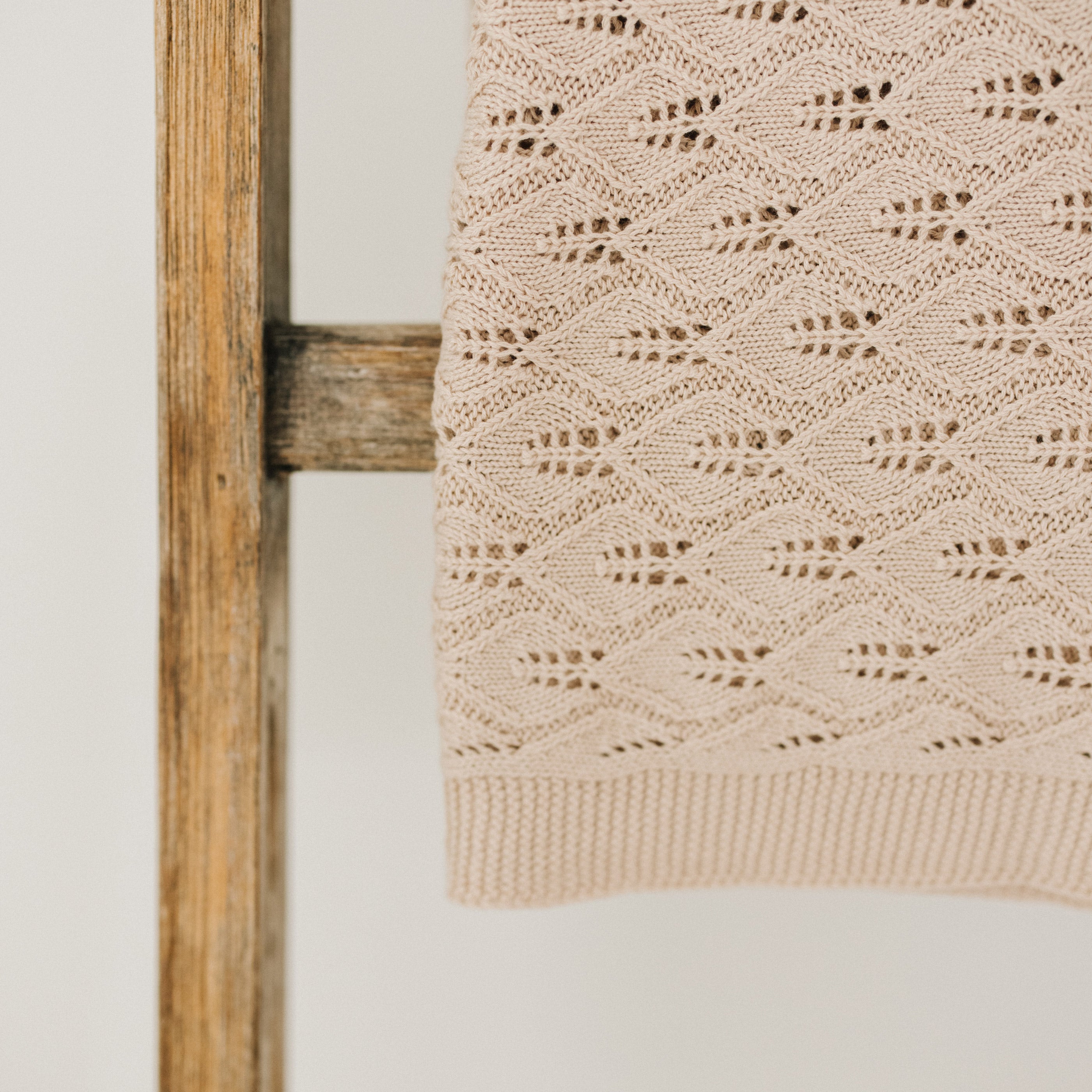 Heirloom Baby Blanket Sand