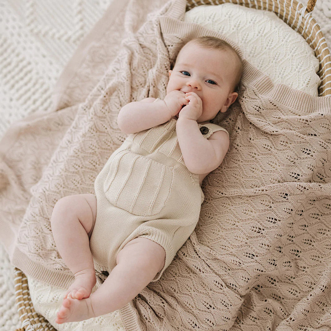 Ecostork Baby Knit Romper